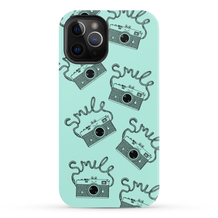 iPhone 12 Pro StrongFit Smile pattern by Coffee Man