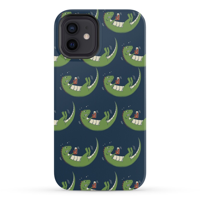 iPhone 12 mini StrongFit Dinosaur new shoes by Coffee Man
