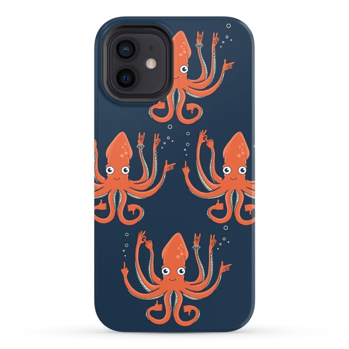 iPhone 12 StrongFit Signals Octopus  by Coffee Man
