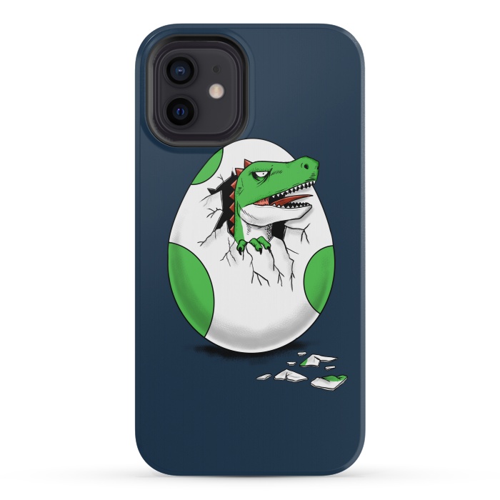 iPhone 12 mini StrongFit Dinosaur egg by Coffee Man