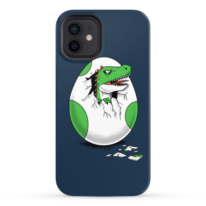 iPhone 12 StrongFit Dinosaur egg by Coffee Man