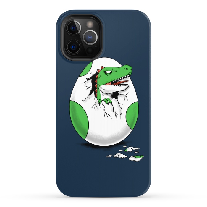 iPhone 12 Pro StrongFit Dinosaur egg by Coffee Man