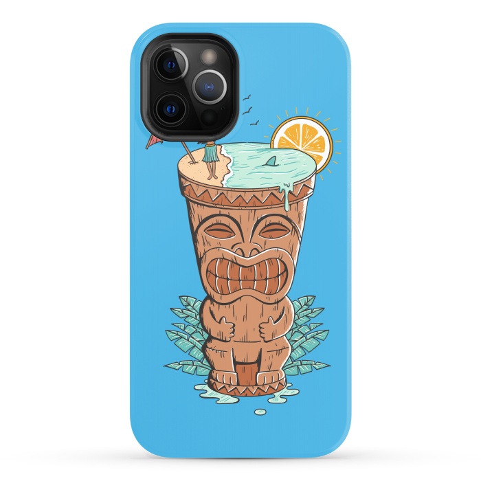 iPhone 12 Pro StrongFit Tiki Drink by Coffee Man
