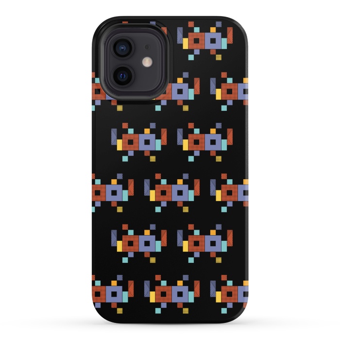iPhone 12 StrongFit Retro Cubism by Coffee Man