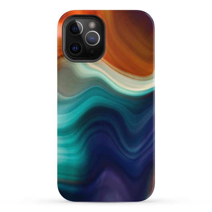 iPhone 12 Pro StrongFit Color Wave by CatJello