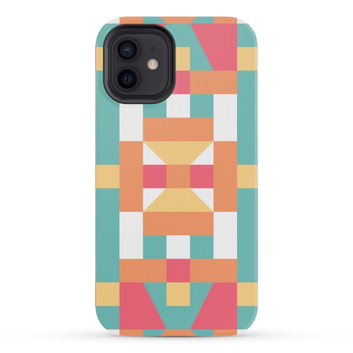 iPhone 12 mini StrongFit Candy Land (by Color Blocks) by Zala Farah