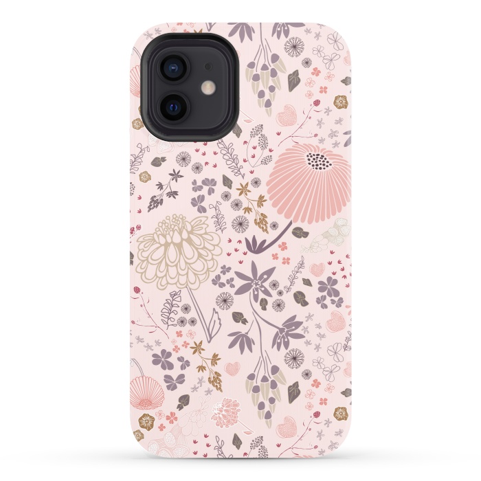 iPhone 12 StrongFit Field of Flowers by Paula Ohreen