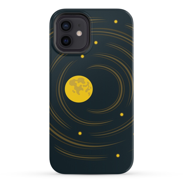iPhone 12 mini StrongFit Geek Abstract Stars And Moon by Boriana Giormova