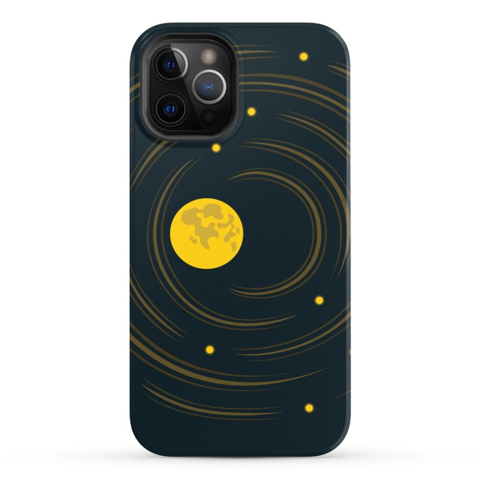 iPhone 12 Pro StrongFit Geek Abstract Stars And Moon by Boriana Giormova