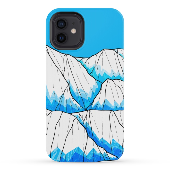 iPhone 12 mini StrongFit Glacier hills by Steve Wade (Swade)
