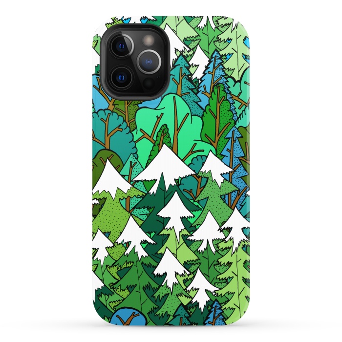 iPhone 12 Pro StrongFit Winter's Forest by Steve Wade (Swade)