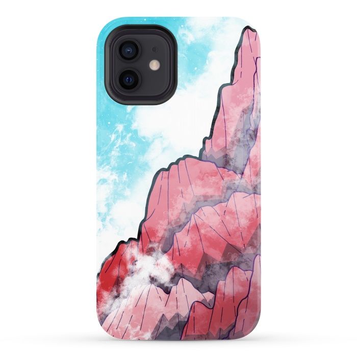 iPhone 12 StrongFit The Misty Mountains by Steve Wade (Swade)