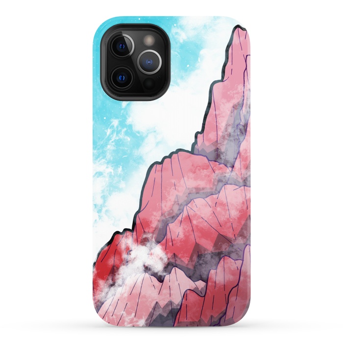 iPhone 12 Pro StrongFit The Misty Mountains by Steve Wade (Swade)