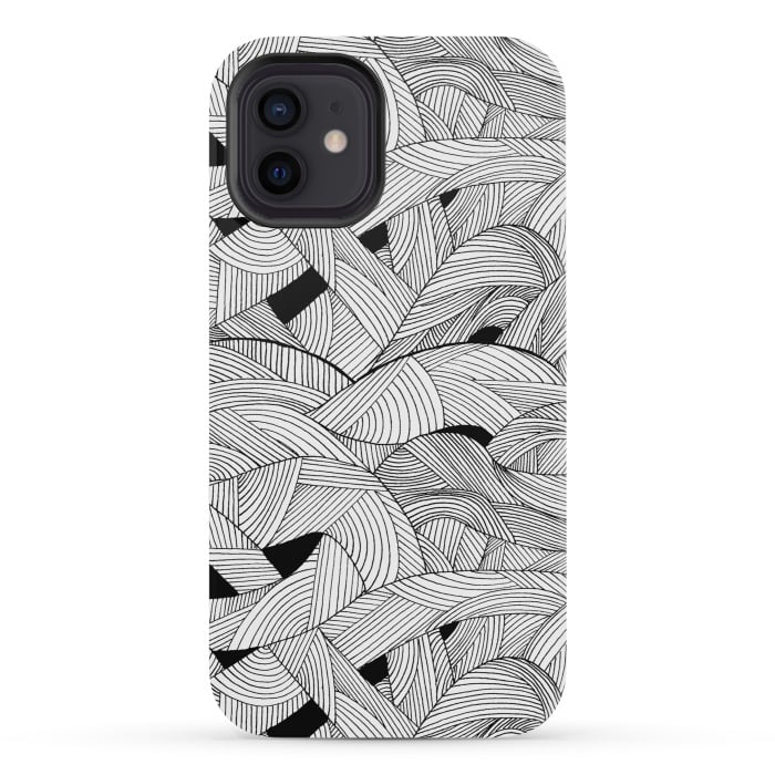 iPhone 12 mini StrongFit The Tangled Waves by Steve Wade (Swade)