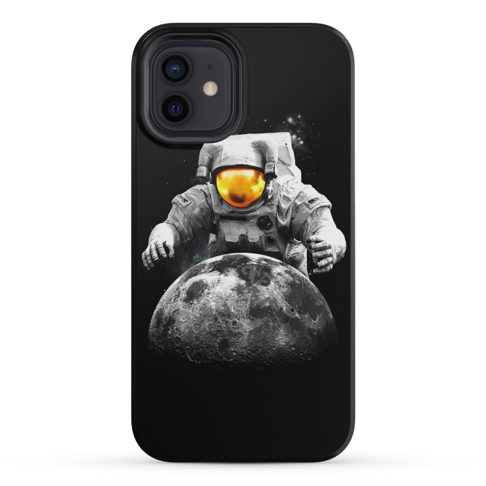 iPhone 12 mini StrongFit The conquest of the moon by Mitxel Gonzalez