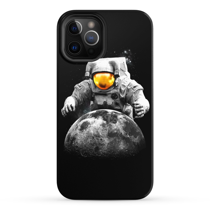 iPhone 12 Pro StrongFit The conquest of the moon by Mitxel Gonzalez