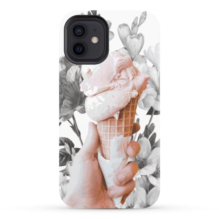 iPhone 12 StrongFit Floral Ice-Cream by Zala Farah