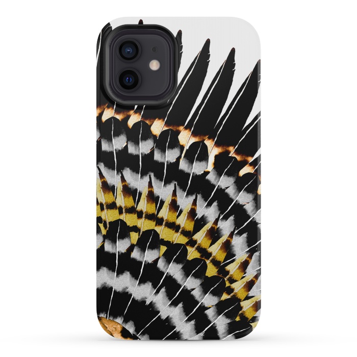 iPhone 12 mini StrongFit Feather Fringe by Amaya Brydon