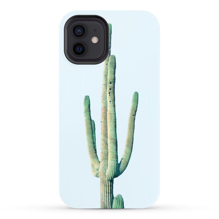 iPhone 12 StrongFit Loner Cactus by Uma Prabhakar Gokhale