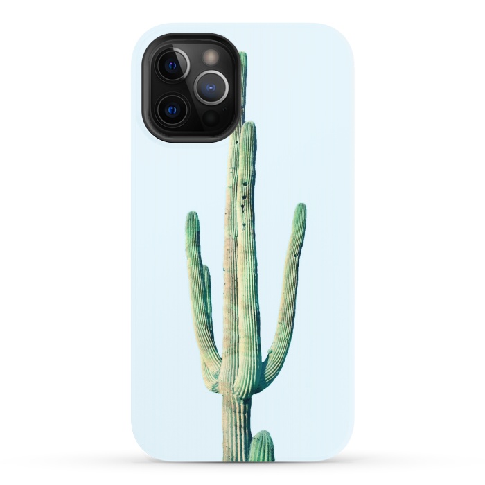 iPhone 12 Pro StrongFit Loner Cactus by Uma Prabhakar Gokhale