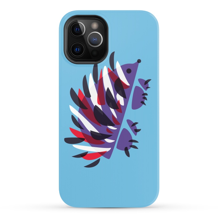 iPhone 12 Pro StrongFit Abstract Colorful Hedgehog by Boriana Giormova
