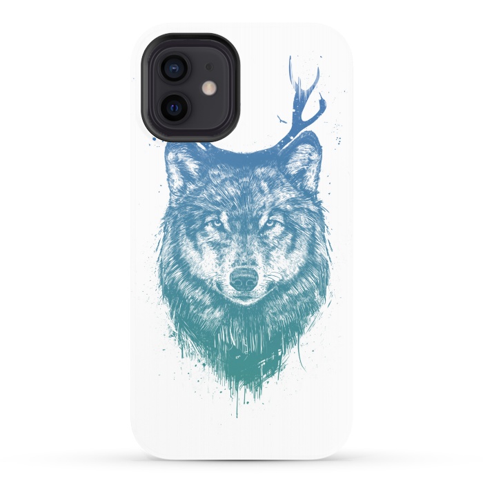 iPhone 12 StrongFit Deer wolf by Balazs Solti
