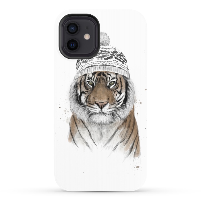 iPhone 12 StrongFit Siberian tiger by Balazs Solti