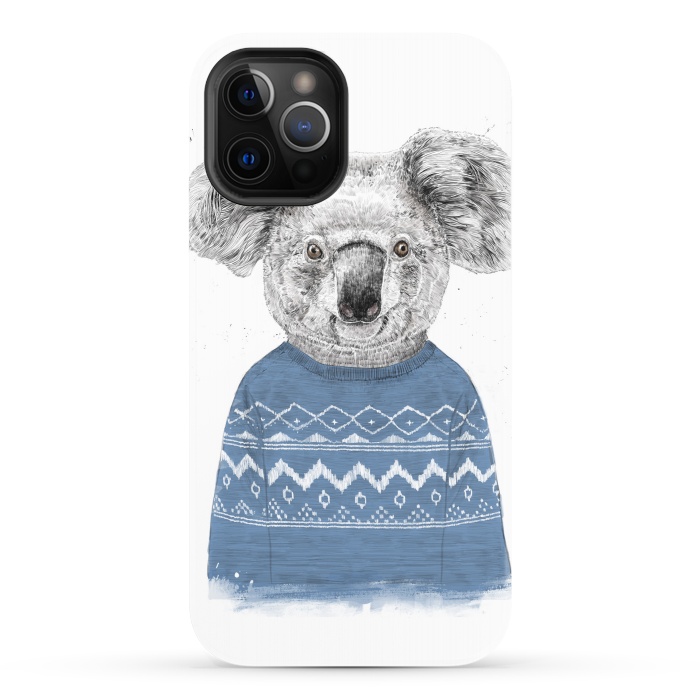 iPhone 12 Pro StrongFit Winter koala by Balazs Solti