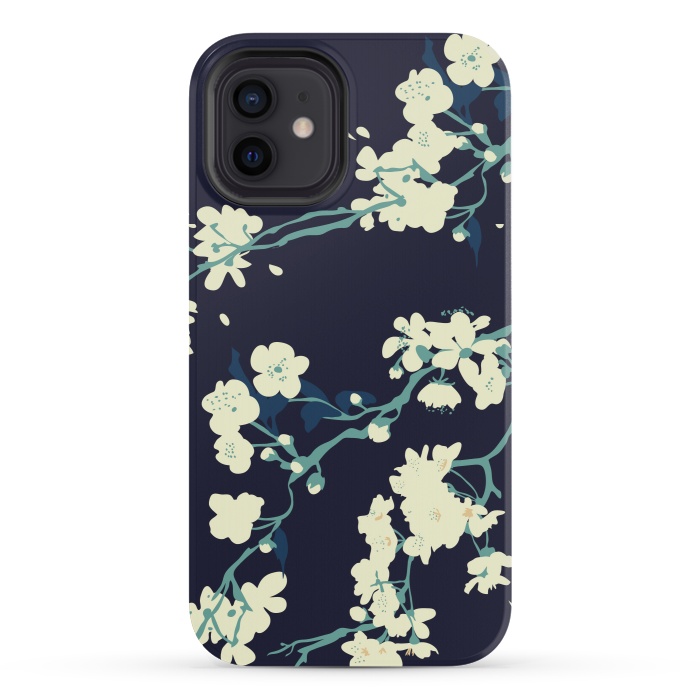 iPhone 12 mini StrongFit Cherry Blossoms by Zoe Charlotte