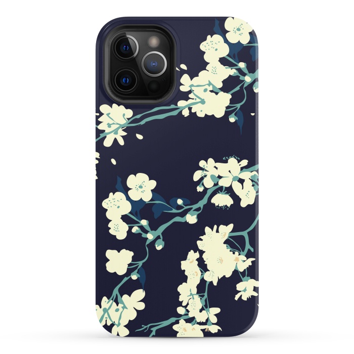 iPhone 12 Pro StrongFit Cherry Blossoms by Zoe Charlotte