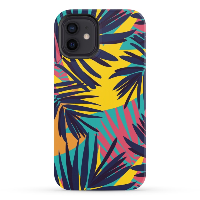 iPhone 12 StrongFit Tropical Jungle by Zoe Charlotte