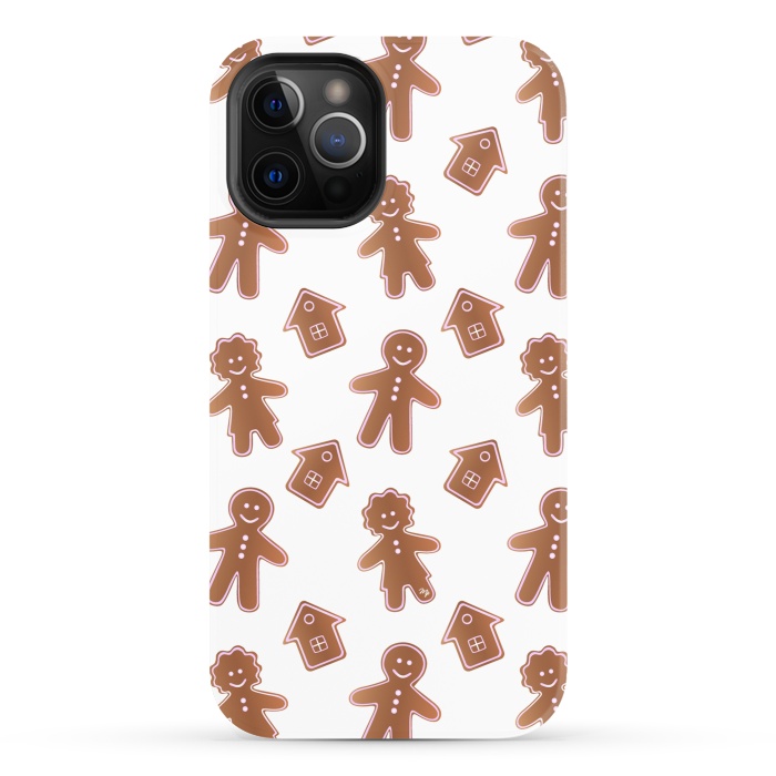 iPhone 12 Pro StrongFit Gingerbread people by Martina