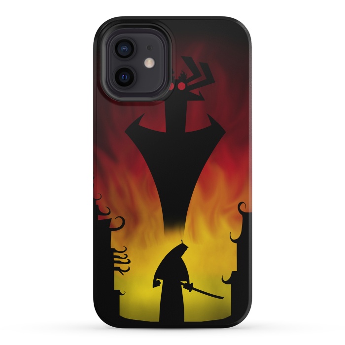 iPhone 12 mini StrongFit Fighting the Darkness by Denis Orio Ibañez