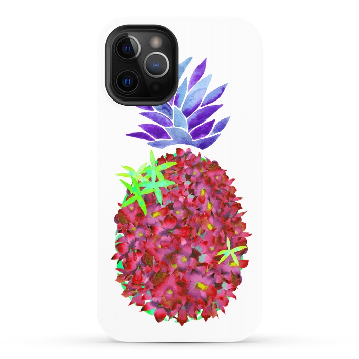 iPhone 12 Pro StrongFit Pineapple Punch by Amaya Brydon