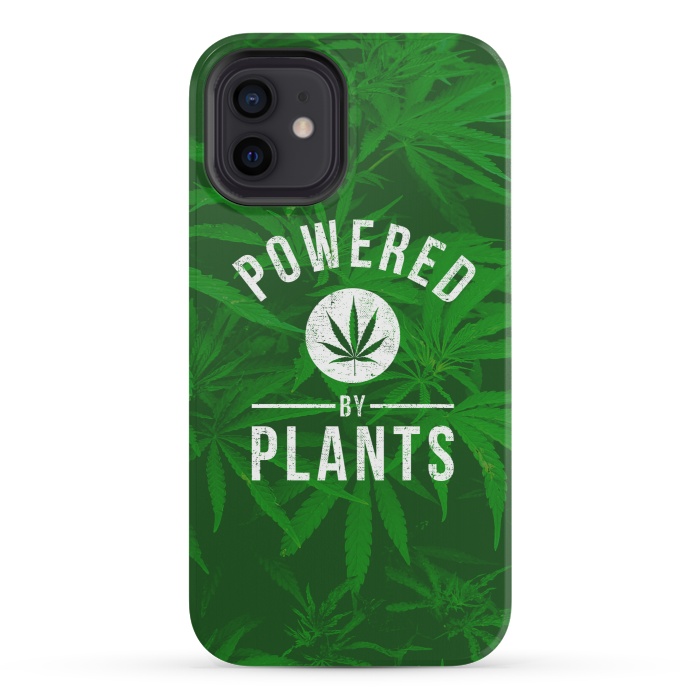 iPhone 12 mini StrongFit Powered by Plants by Mitxel Gonzalez
