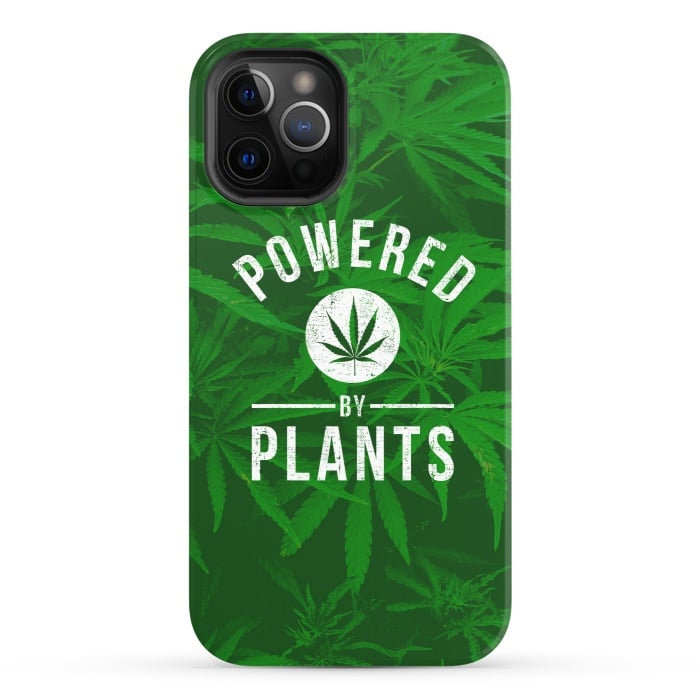 iPhone 12 Pro StrongFit Powered by Plants by Mitxel Gonzalez