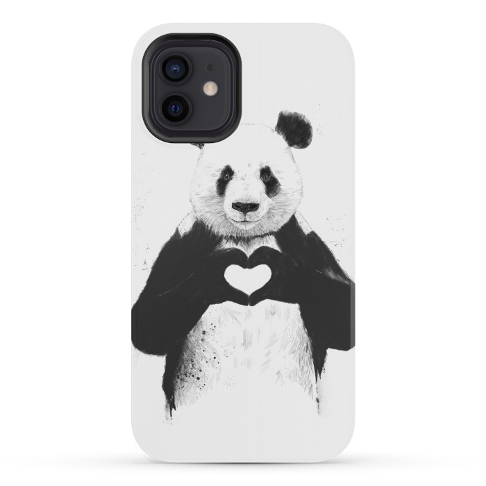 iPhone 12 mini StrongFit All you need is love by Balazs Solti