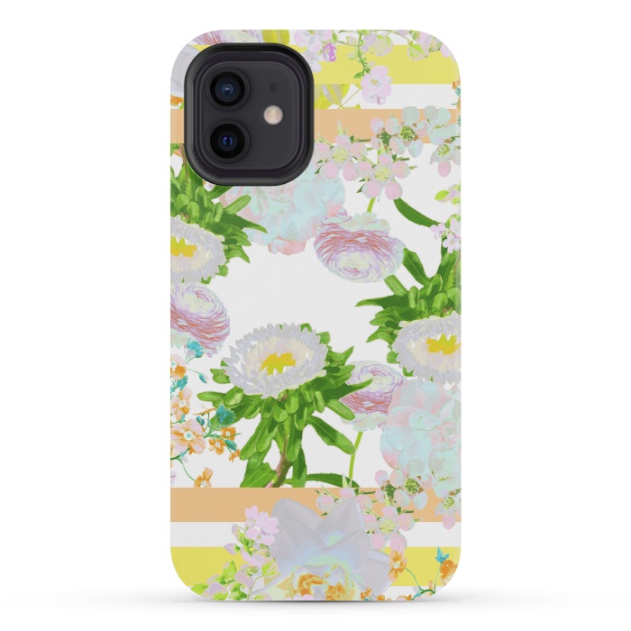 iPhone 12 mini StrongFit Floral Frame Collage by Zala Farah