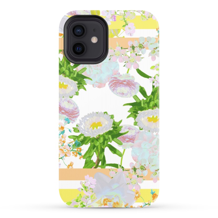iPhone 12 StrongFit Floral Frame Collage by Zala Farah
