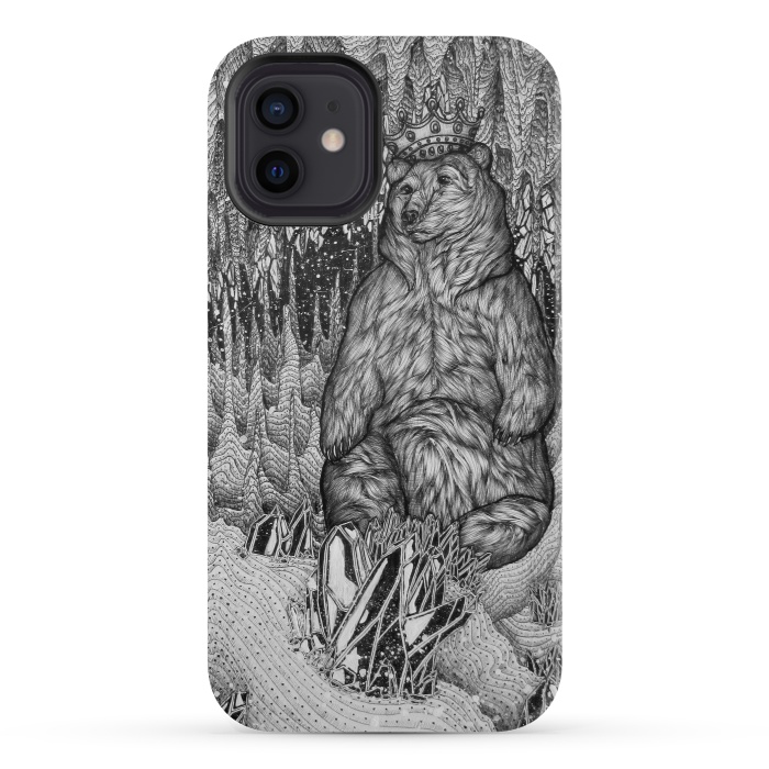 iPhone 12 mini StrongFit Cave of the Bear King by ECMazur 