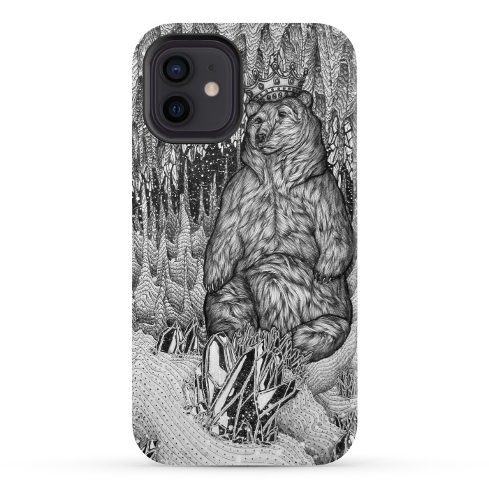 iPhone 12 StrongFit Cave of the Bear King by ECMazur 