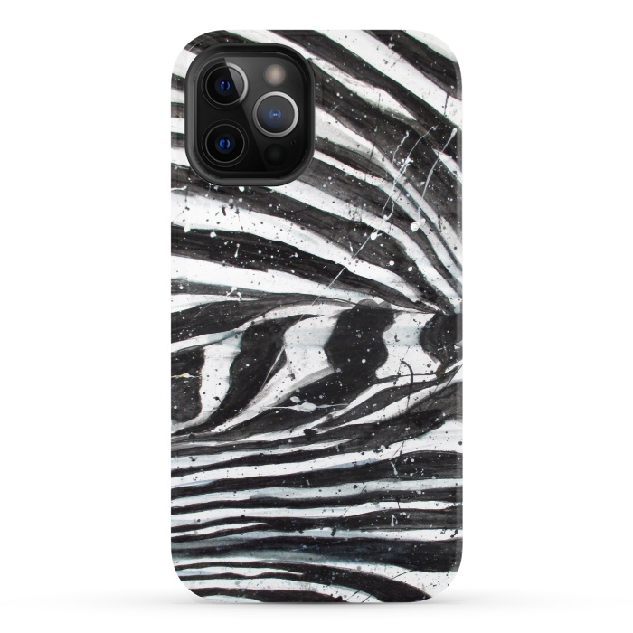 iPhone 12 Pro StrongFit Zebra Stripes by ECMazur 