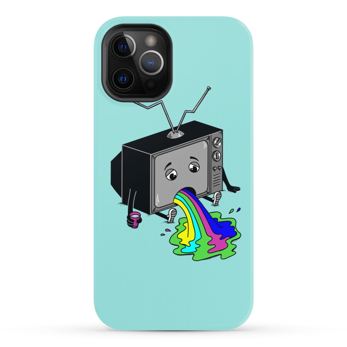 iPhone 12 Pro StrongFit Vomit tv 2 by Coffee Man