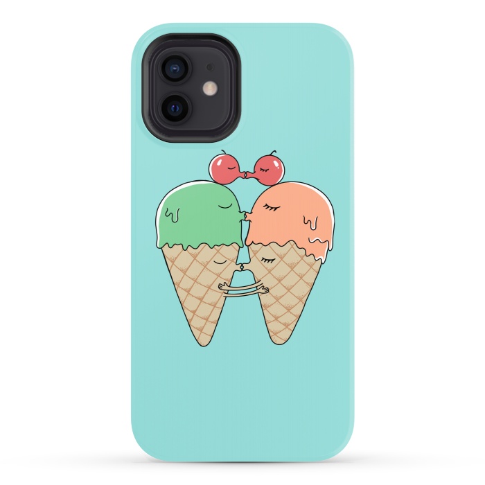 iPhone 12 StrongFit Sweet Kiss by Coffee Man