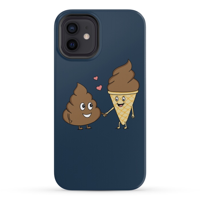 iPhone 12 mini StrongFit True love Blue by Coffee Man