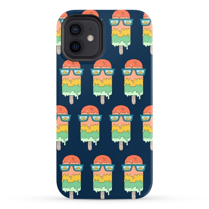 iPhone 12 StrongFit Hot Ice Cream pattern by Coffee Man