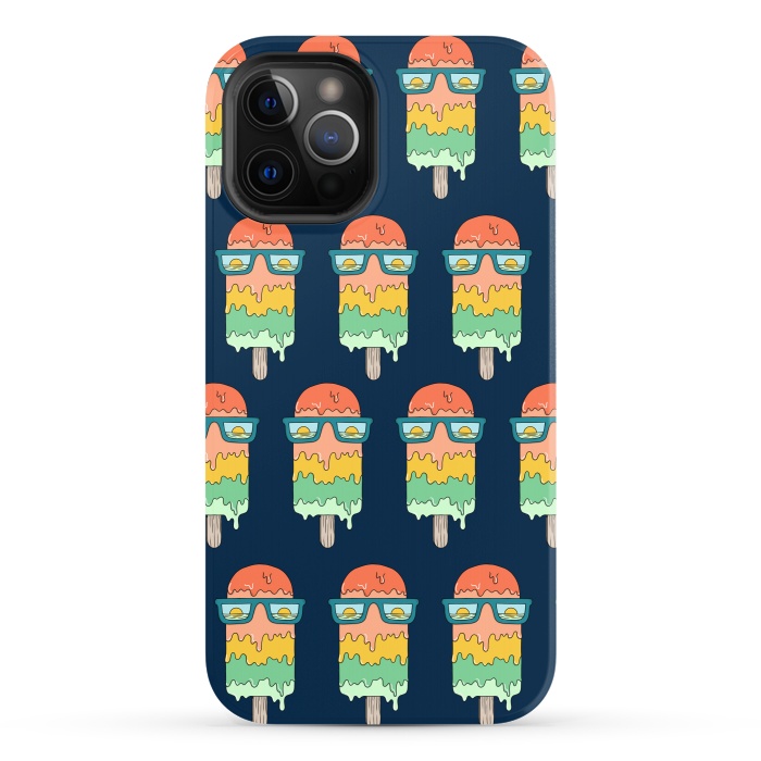 iPhone 12 Pro StrongFit Hot Ice Cream pattern by Coffee Man