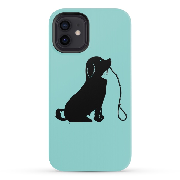 iPhone 12 mini StrongFit Animals green by Coffee Man
