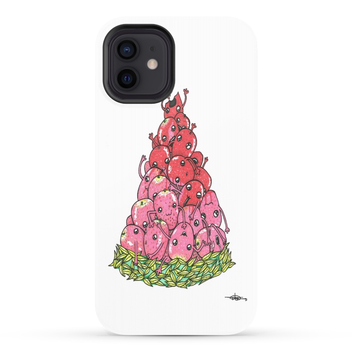 iPhone 12 StrongFit Strawberrymelon by Varo Lojo