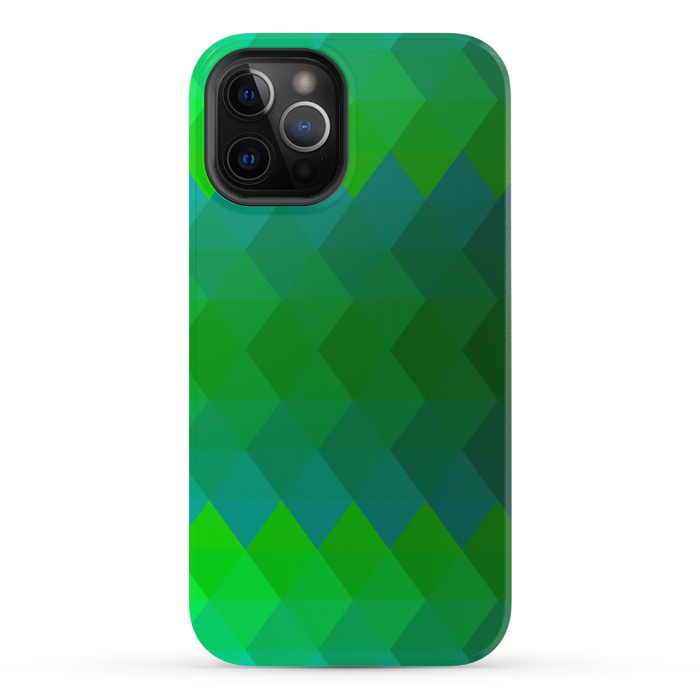 iPhone 12 Pro StrongFit Polygonal Pattern by Dhruv Narelia